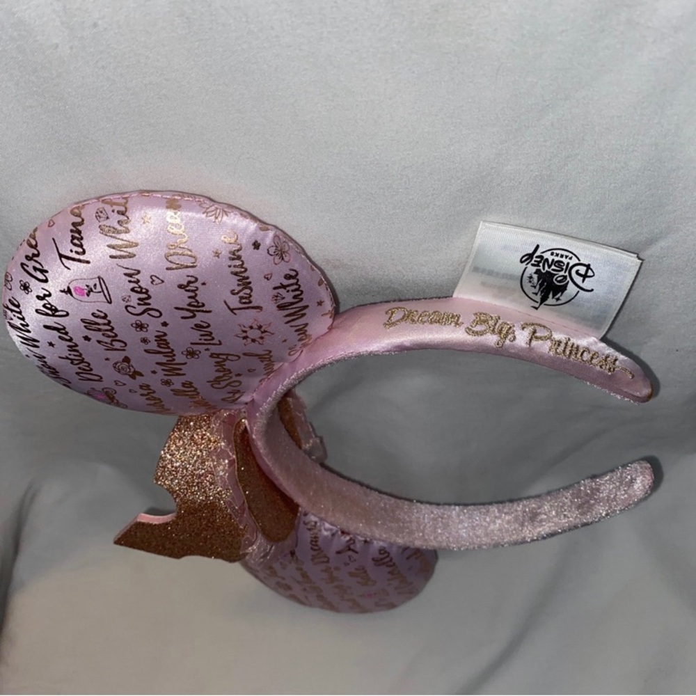 Rare Disney Parks Princess Tiara Crown Headband Ears - Picture 5 of 6